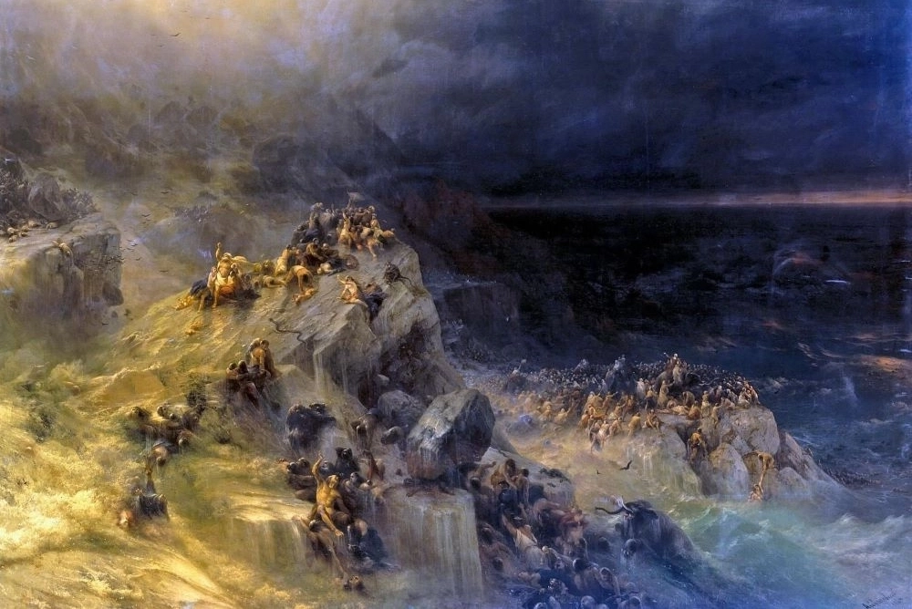 Картина «Всемирный потоп» И.К. Айвазовского, 1864 г.