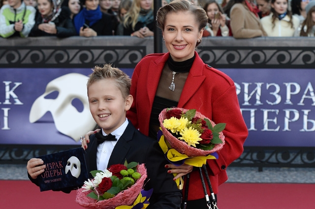 Ирина Линдт с сыном, 2014 год.