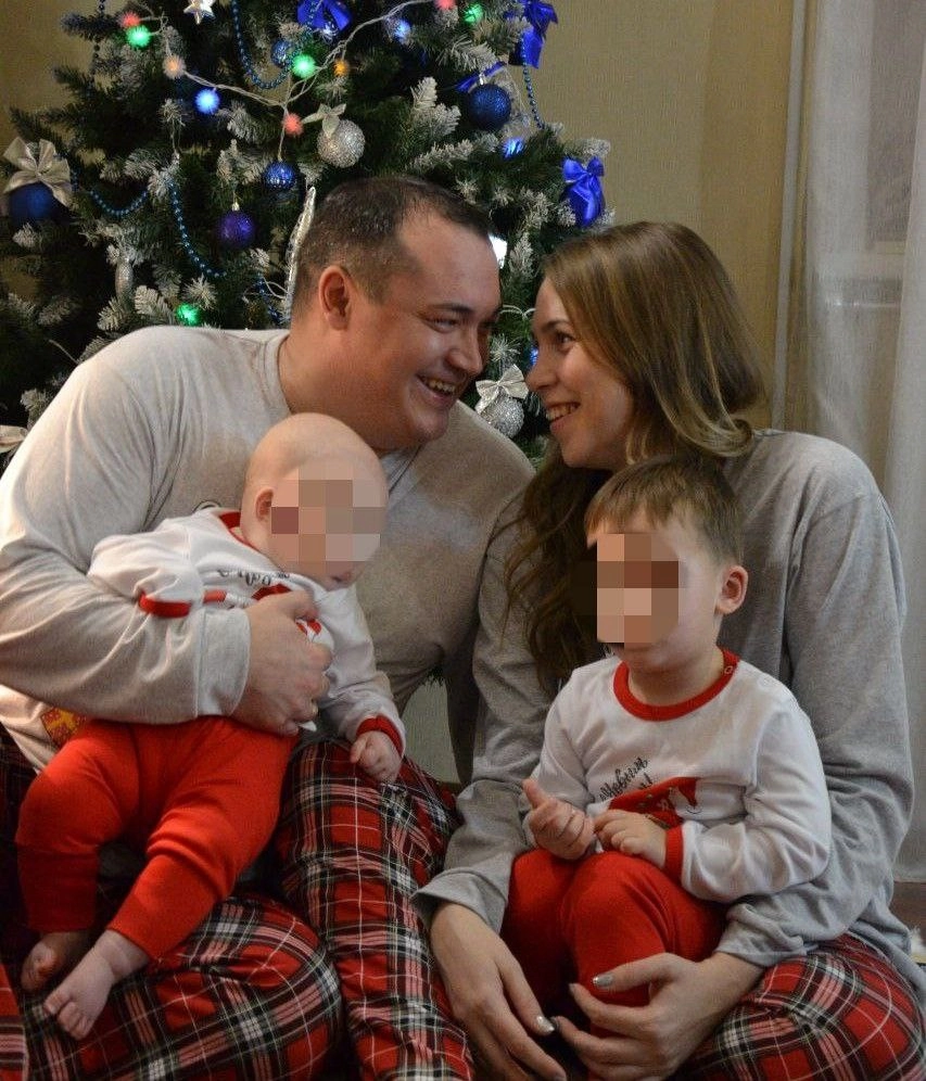 Надежда Данилкина в кругу семьи.