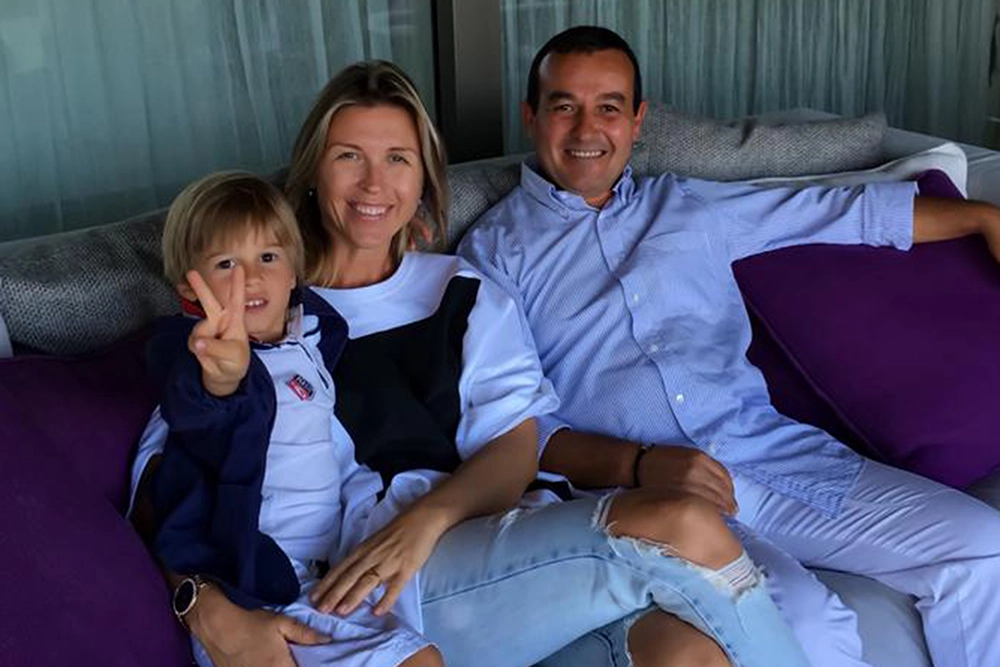 Лика Стар с мужем и сыном.