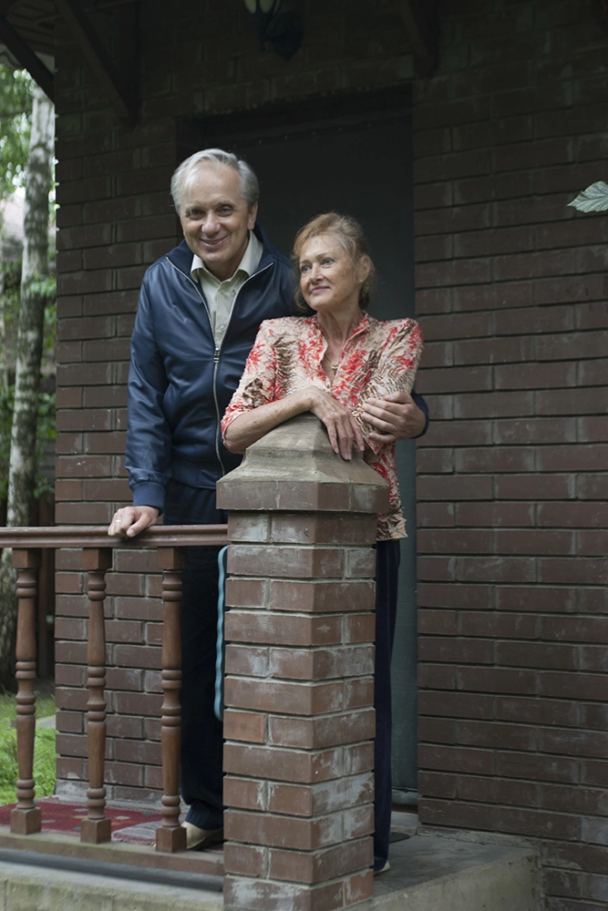 Евгений Стеблов с первой женой Татьяной Осиповой .