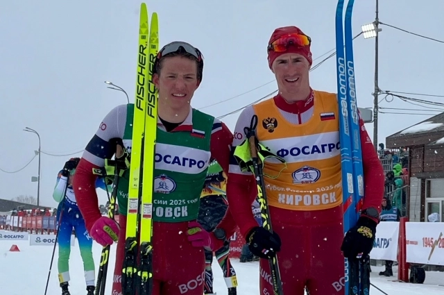 Савелий Коростелёв и Александр Большунов.