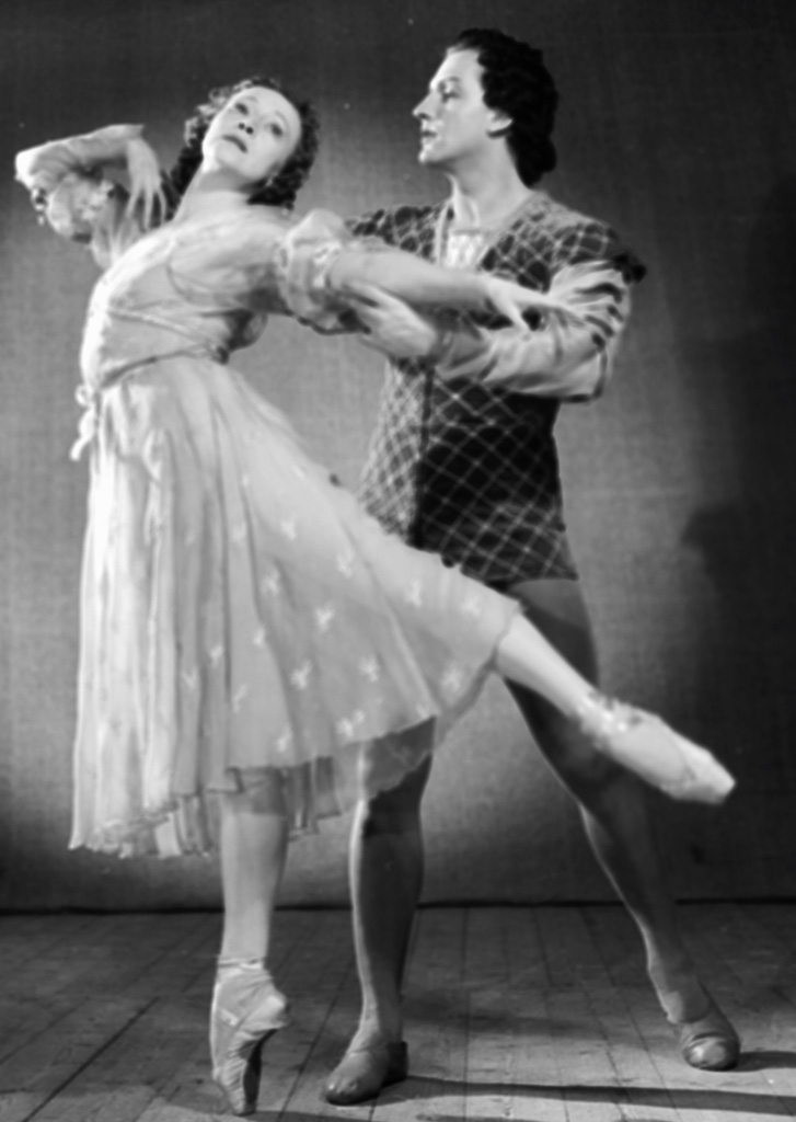 Уланова и Жданов в балете 