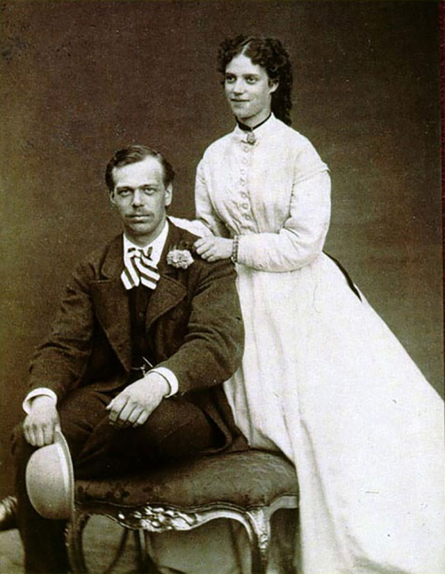 Цесаревич Александр Александрович и датская принцесса Дагмар. Июнь 1866 г.
