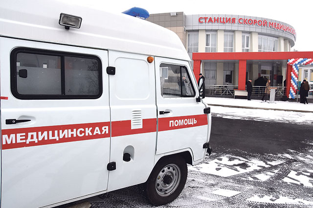 Курская станция скорой медицинской по- мощи - самая новая в России.
