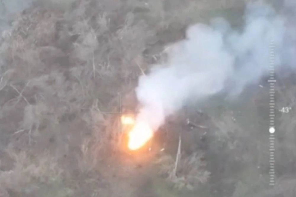 Бои за Иванополье в объективе БПЛА.