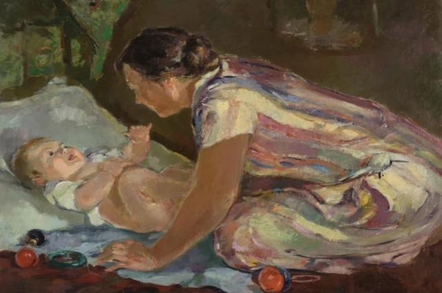 Сара-ханум с Ильдаром. 1937 г. 