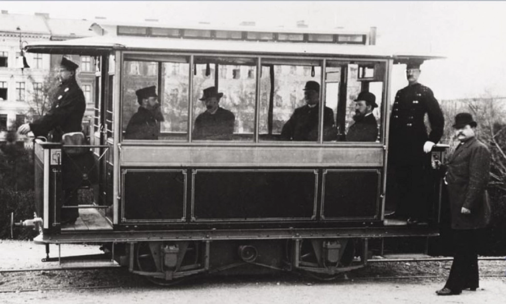Трамвай Siemens & Halske образца 1881 года.