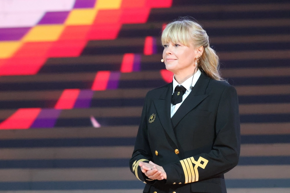 Марина Старовойтова — капитан ледокола «Ямал».