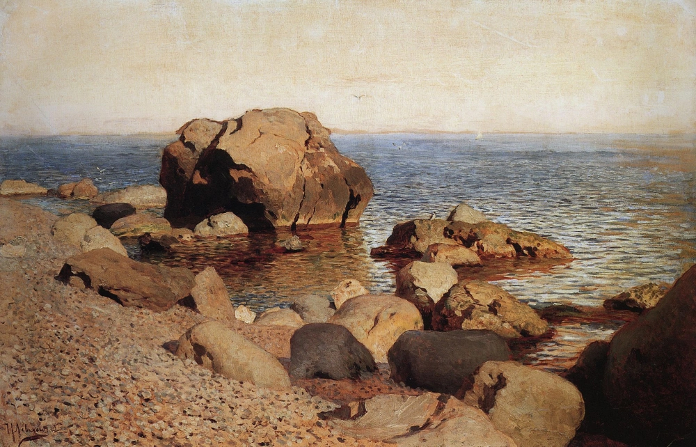 Исаак Левитан «У берега моря. Крым» 1886
