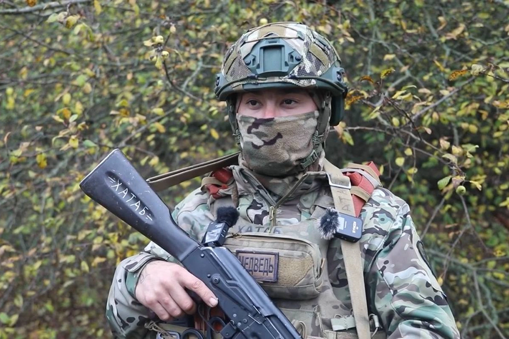 Командир взвода с позывным Хатаб.