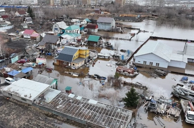 Подтопление в СНТ «Черемушки-1» в Красноярске.