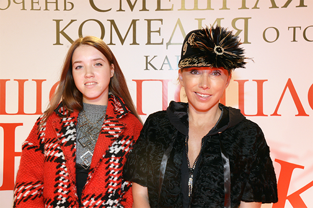 Елена Воробей с дочерью.