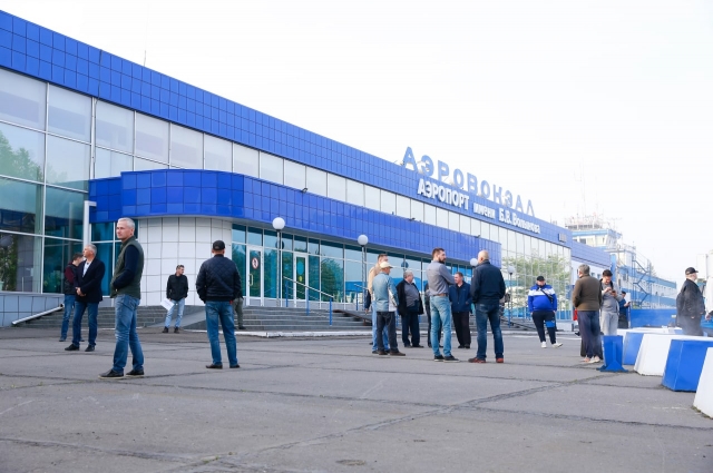 В Новокузнецке строится здание нового аэровокзала. 