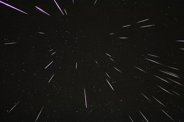 В 2020 году метеорный поток Геминиды был очень интенсивным.