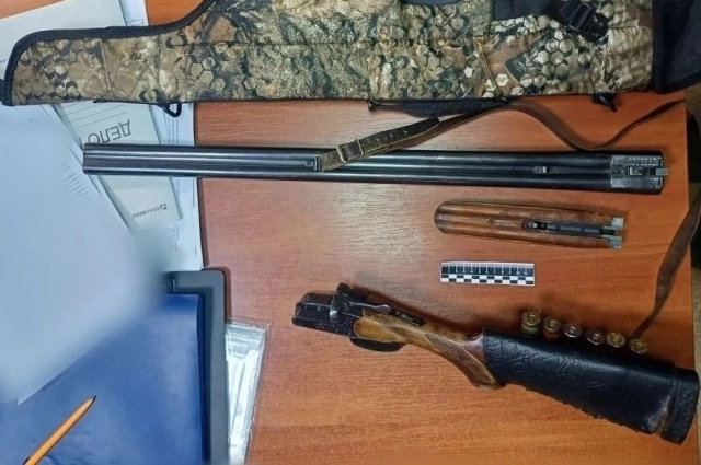 Оружие, изъятое после смерти подростка.