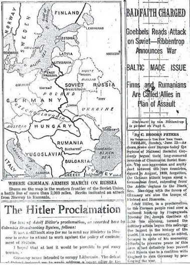 Колонка в The New York Times и карта советских границ