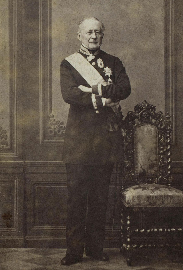Портрет князя Александра Михайловича Горчакова, 1860-е годы. Фотография Карла Бергамаско.