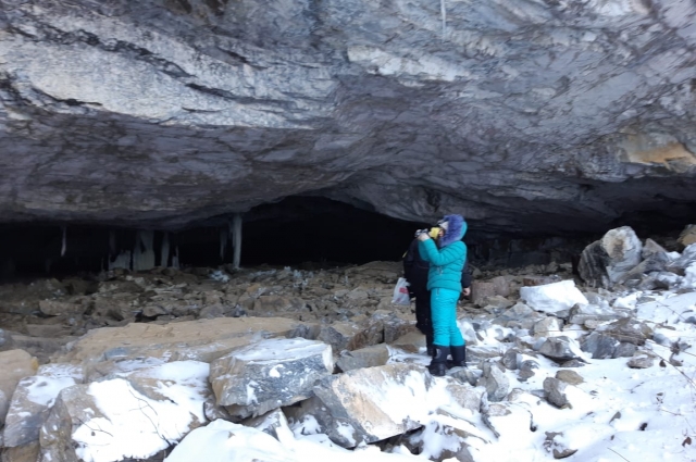Кузбасский Йети прячется в Азасской пещере.