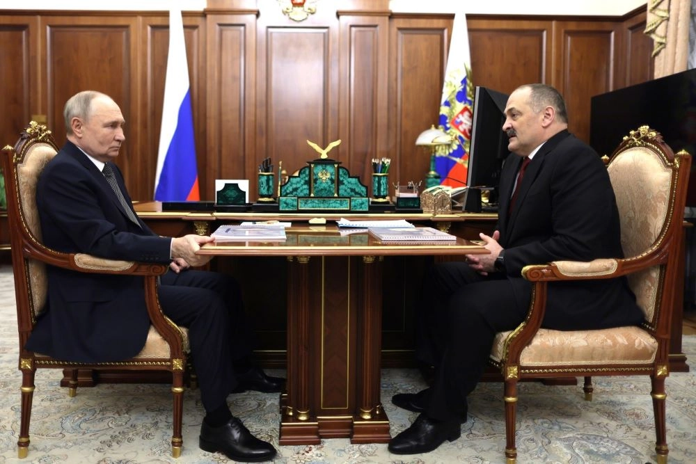 Владимир Путин и Сергей Меликов.