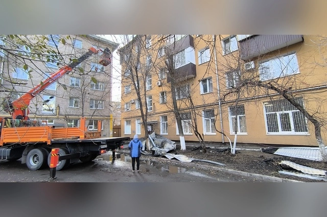 Пожар в доме на Больничном, 10