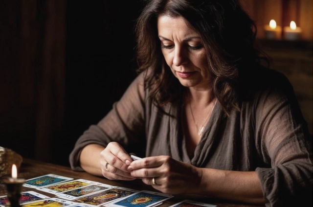 Эльвира Мори честно заявляет, что Таро — не научный инструмент прогнозирования.