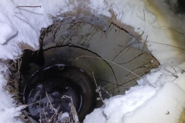 Колодец был наполнен грунтовыми водами.