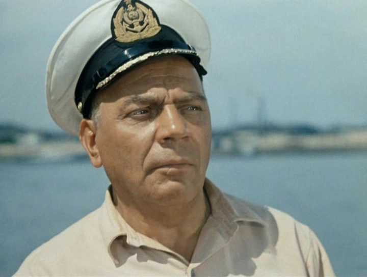 Алексей Грибов в фильме «Полосатый рейс», 1961 г,