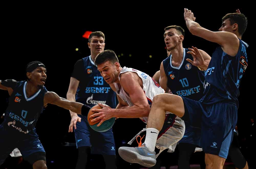 Трент Фрейзер (Зенит), Самсон Руженцев (ЦСКА), Андрей Мартюк (Зенит).