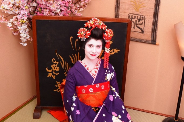 Кимоно, которое приглянулось Наталии в Киото.