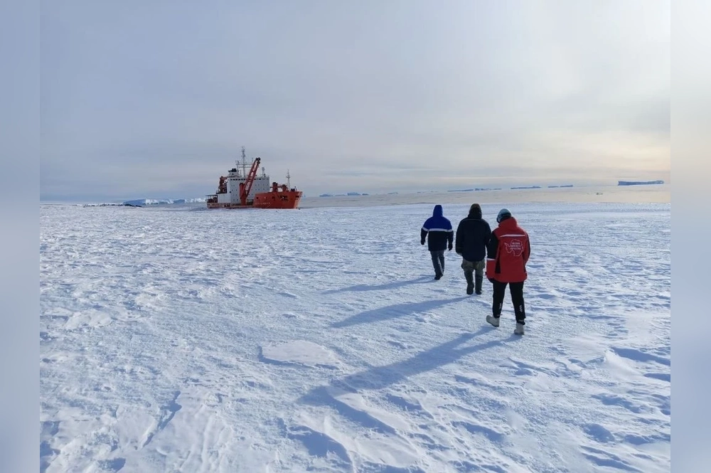 Кругом — ослепительная белизна.