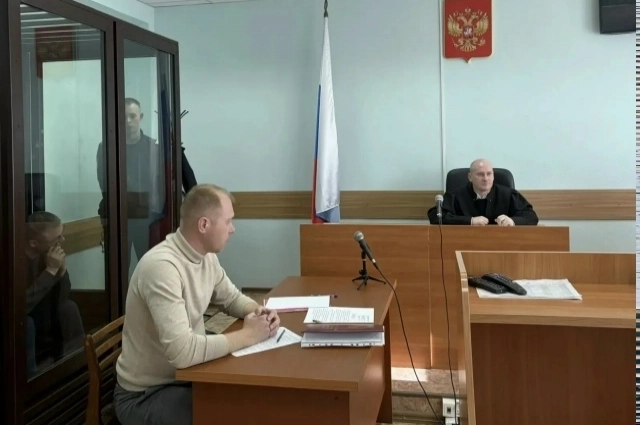 Михаил Юдин в суде.
