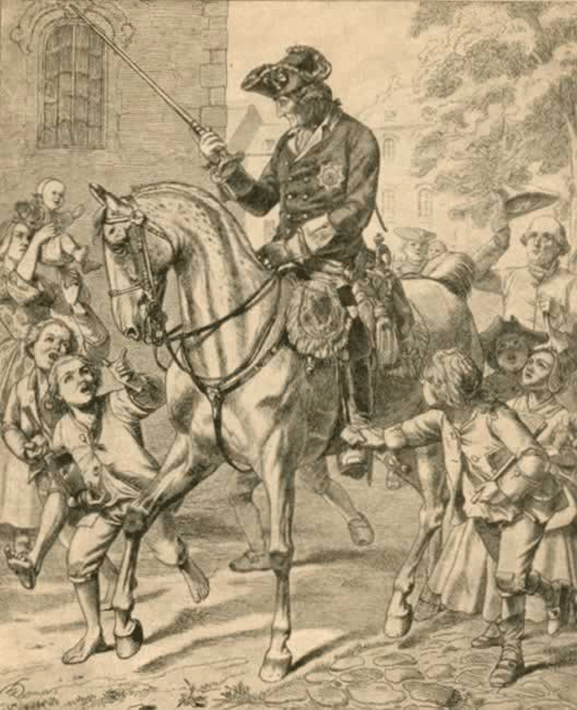 Фридрих II после Семилетней войны - иллюстрация к книге «История Фридриха Великого».