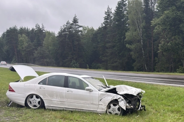 Водитель Mercedes был сильно пьян