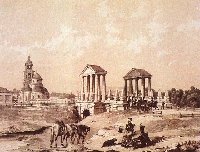 Эдуард Турнерелли  «Сибирская застава» (1839 г.).