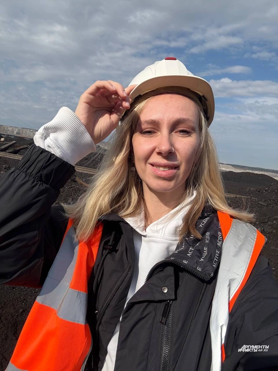 Селфи с Бородинского угольного разреза.