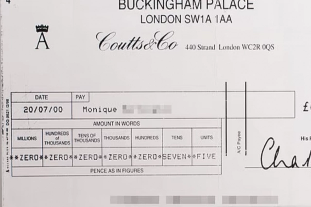 Якобы чек на оплату массажа