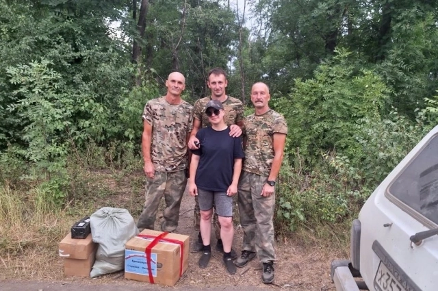 В зоне СВО Екатерина бывает регулярно.
