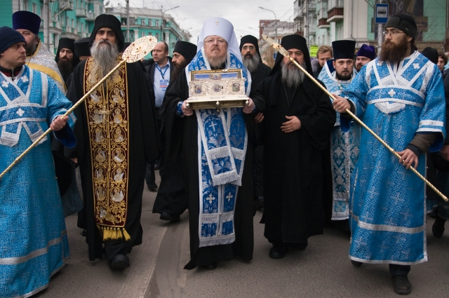 Мощи святых в Красноярске.