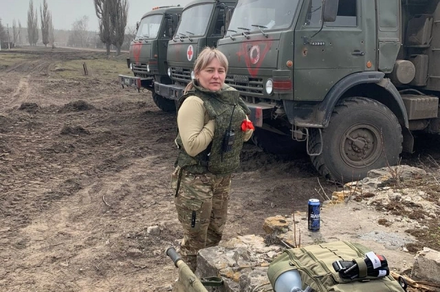 Вот на таких машинах медики выезжают за ранеными. 