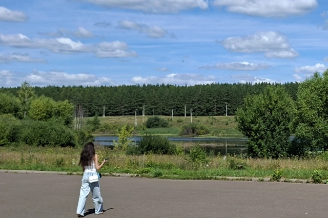 Река Ушня в Кокушкино.