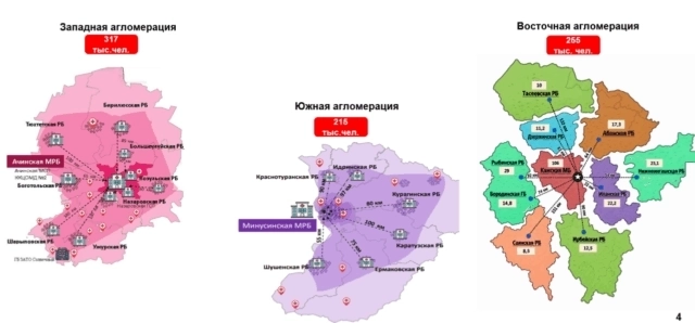 Схема агломераций.