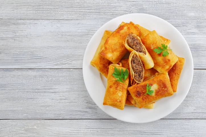 Блины с печенью.