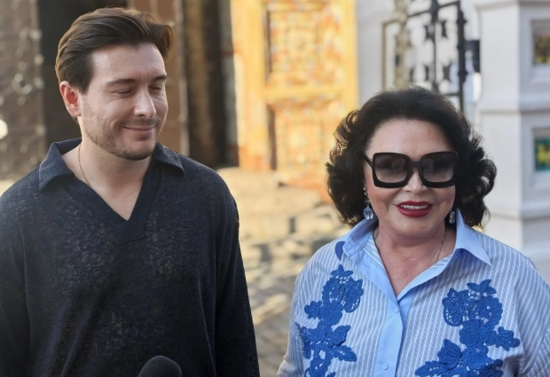 Сергей Рябов и Надежда Бабкина дали интервью журналистам.