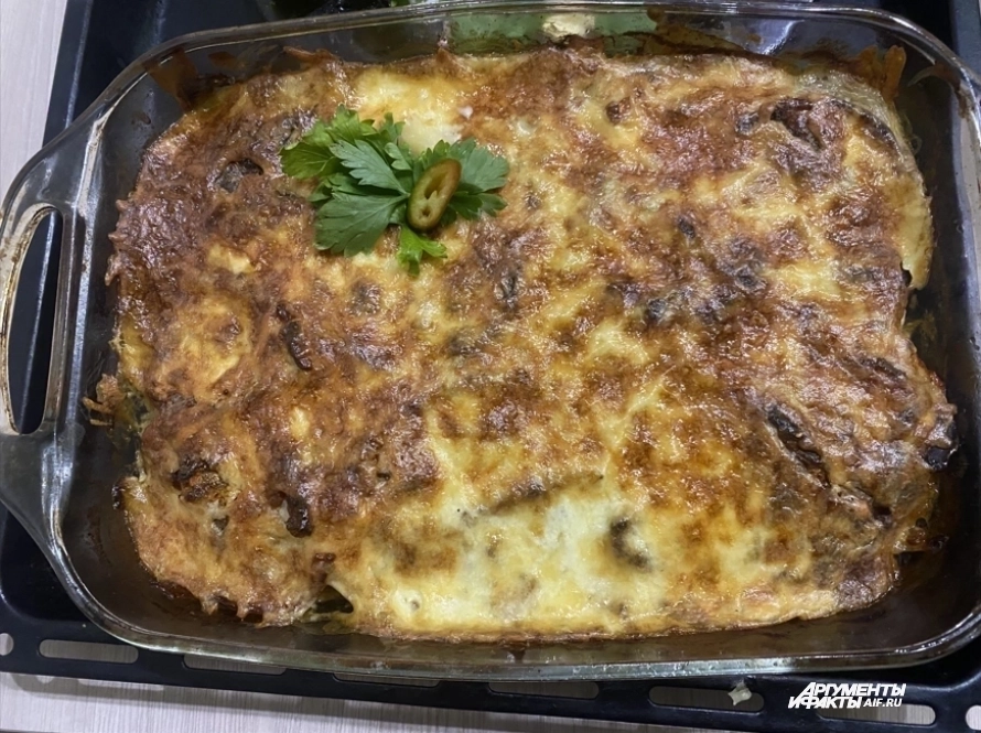 Запеканка готова.