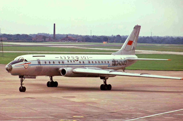 Ту-104Б компании Аэрофлот, аналогичный разбившемуся.