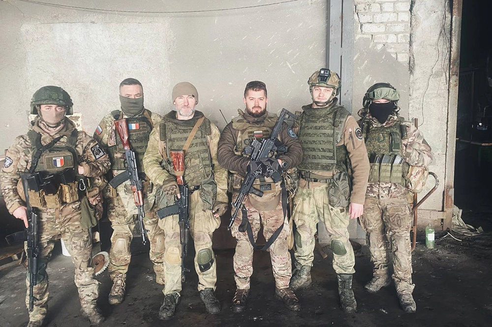 Французские добровольцы.