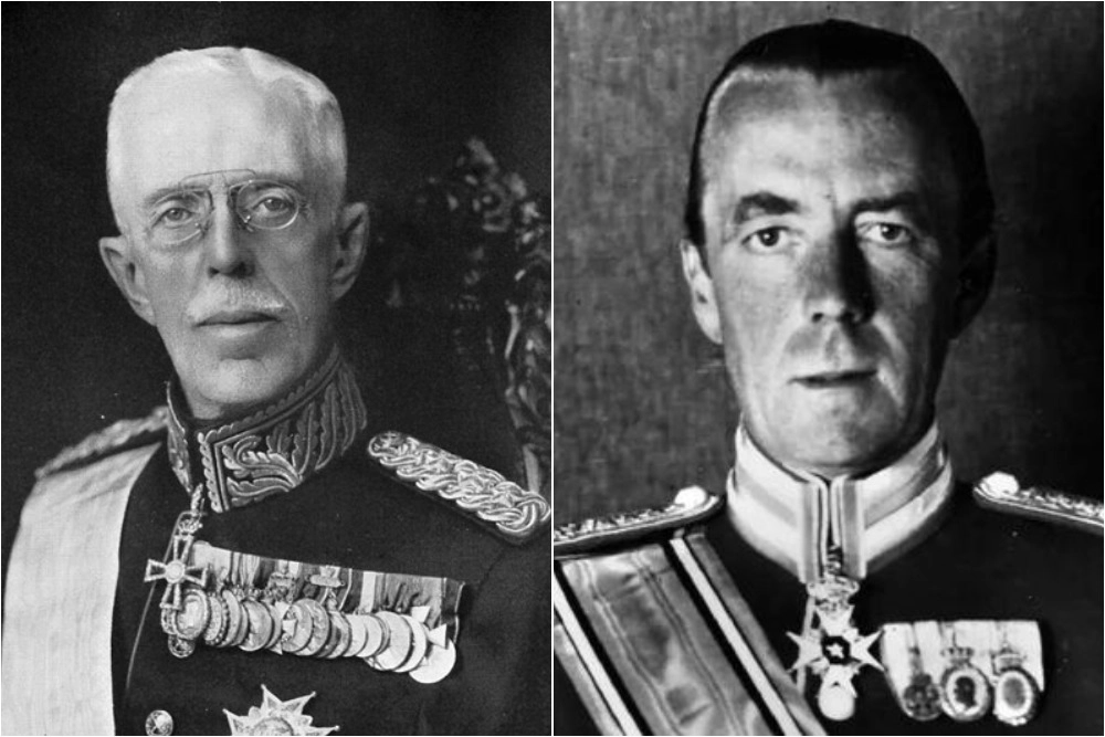 Густав V (Оскар Густав Адольф) — король Швеции с 8 декабря 1907 года по 29 октября 1950 года; Фольке Бернадот был единогласно избран посредником Совета Безопасности ООН в арабо-израильском конфликте 1947–1948 годов.