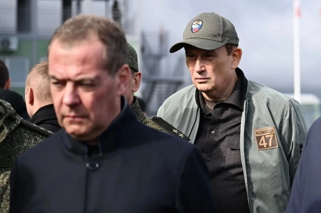 Александр Дрозденко и Дмитрий Медведев.