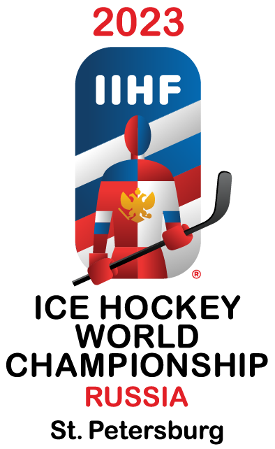 Логотип ЧМ по хоккею 2023